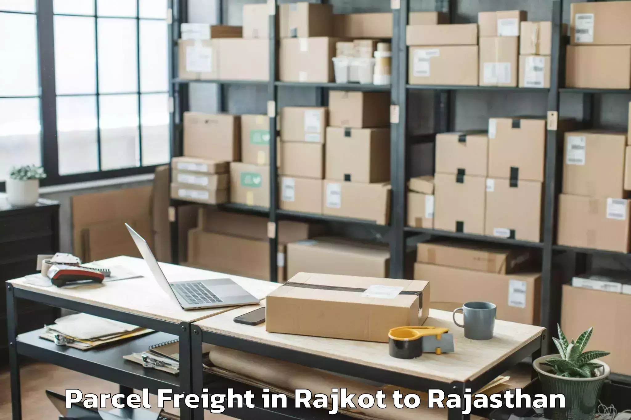 Trusted Rajkot to Takhatgarh Parcel Freight